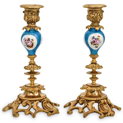 SEVRES PORCELAIN AND GILT BRONZE 38d3d2