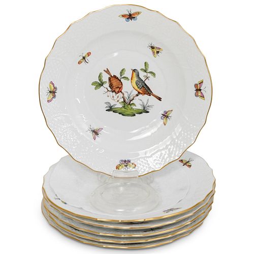 (6PCS) HEREND ROTHSCHILDS PORCELAIN