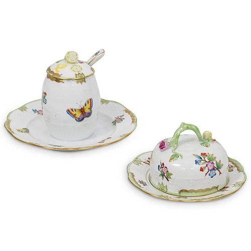 (2 PC) HEREND "QUEEN VICTORIA"