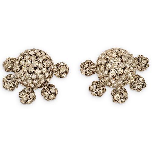 VALENTINO DESIGNER COSTUME EARRINGSDESCRIPTION: