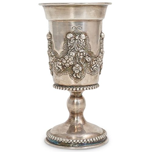 VINTAGE STERLING SILVER KIDDUSH CUPDESCRIPTION: