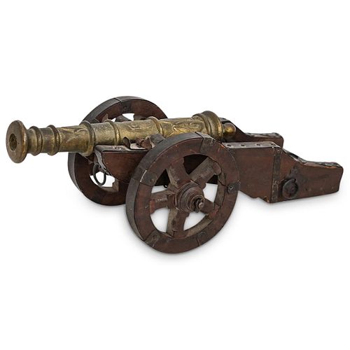 ANTIQUE MINIATURE BRONZE CANNONDESCRIPTION  38d511