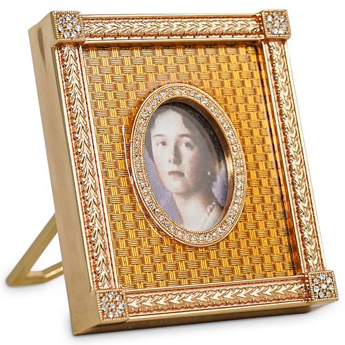 FABERGE MINIATURE JEWELED PICTURE 38d51b
