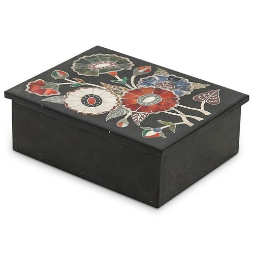 ITALIAN PIETRA DURA BLACK MARBLE 38d54e