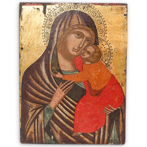 ORTHODOX MADONNA WITH CHILD RUSSIAN 38d589