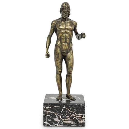 ANTIQUE RIACE WARRIOR BRONZE 38d5ad