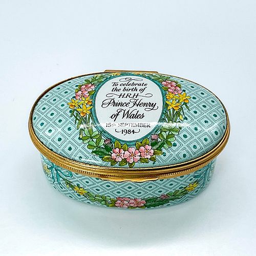 HALCYON DAYS ENAMEL BOX , PRINCE HENRY