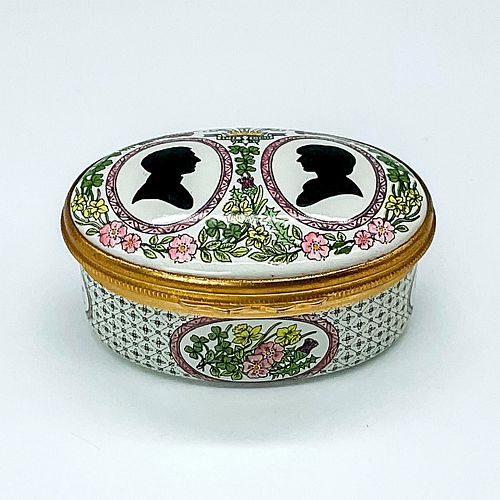 HALCYON DAYS ENAMEL BOX, CHARLES