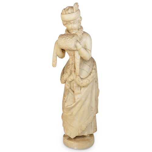 ITALIAN ALABASTER VICTORIAN SCULPTUREDESCRIPTION  38d783