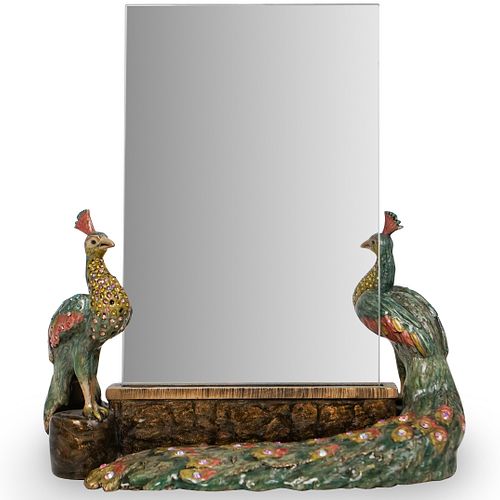 JAY STRONGWATER STYLE PEACOCK DESK 38d7c5