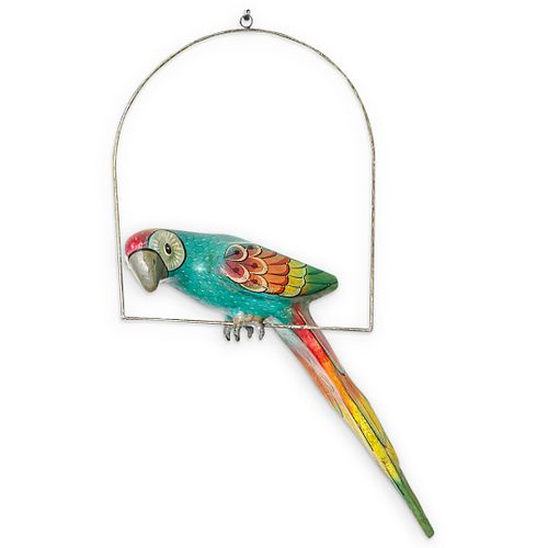 BUSTAMANTE STYLE HANGING PARROT