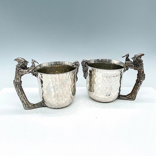 PAIR OF FELLOWSHIP FOUNDRY PEWTER