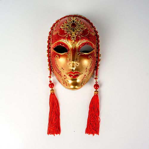 VENETIAN MASK GOLD AND REDWearable 38d8d1