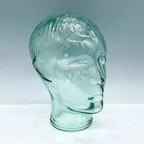 CLEAR GLASS HEAD MANNEQUIN WIG