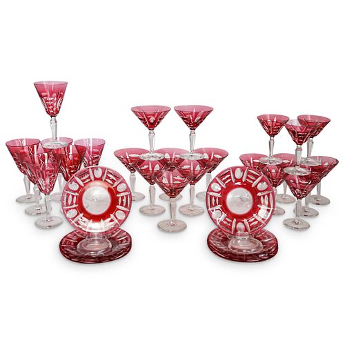  32 PC WILLIAM YEOWARD GLASS SETDESCRIPTION  38d90b