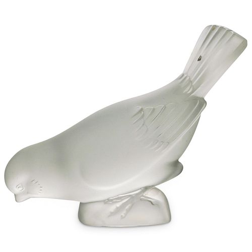 LALIQUE CRYSTAL BIRD FIGURINEDESCRIPTION  38d913