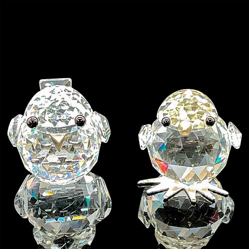 PAIR OF SWAROVSKI CRYSTAL FIGURINES,