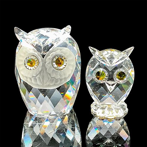 PAIR OF SWAROVSKI CRYSTAL FIGURINES  38d9fb