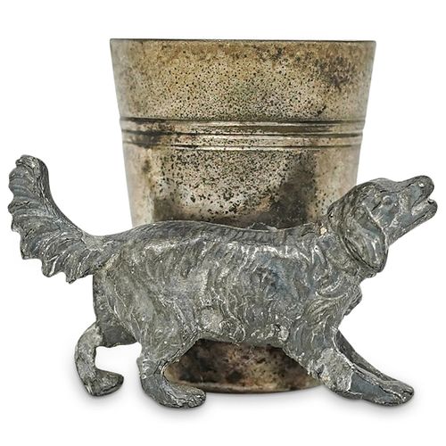  WMF SILVER PLATED HUNTING DOG 38da2a