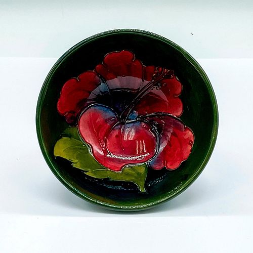 MOORCROFT POTTERY BOWL HIBISCUSSmall 38da46