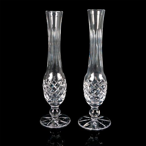 PAIR OF WATERFORD CRYSTAL BUD VASESElegant 38da71