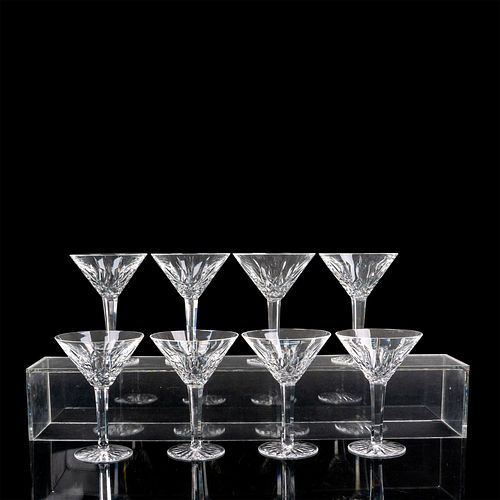 8PC WATERFORD CUT CRYSTAL MARTINI 38da7c