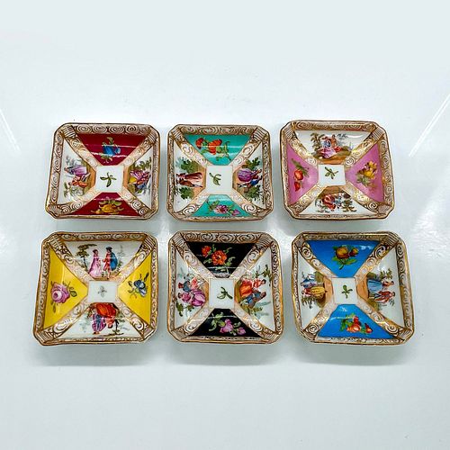 6PC VINTAGE PORCELAIN CURIO DISHESSix 38da9d