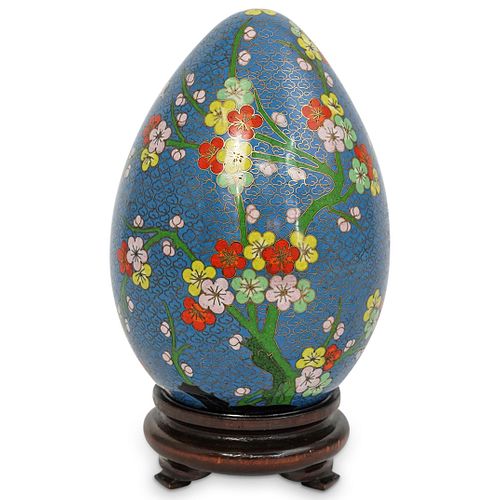 CHINESE CLOISONNE EGGDESCRIPTION  38dac5