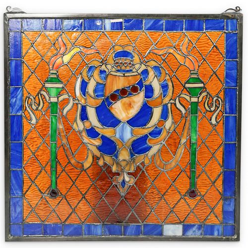 MEYDA TIFFANY STAINED GLASS PANELDESCRIPTION: