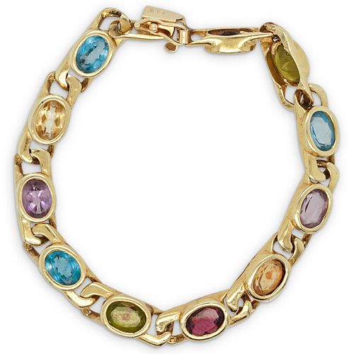 14K YELLOW GOLD & PRECIOUS STONE