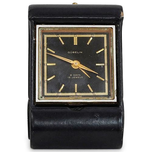 GUBELIN GOLD PLATED AND LEATHER 38db46