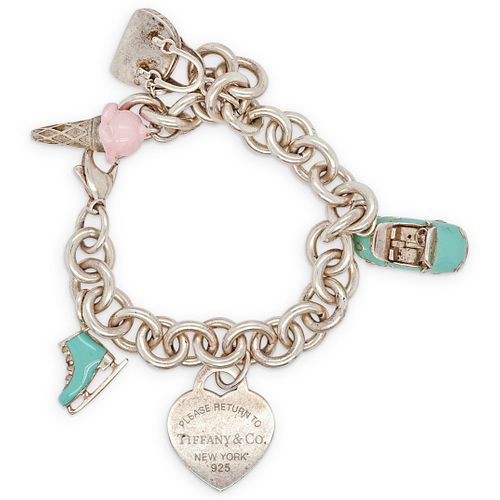 TIFFANY CO STERLING CHARM BRACELETDESCRIPTION  38db6f