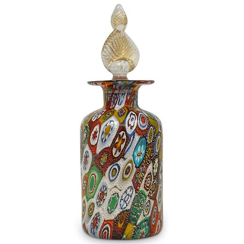 MURANO MILLEFIORI GLASS PERFUME BOTTLEDESCRIPTION: