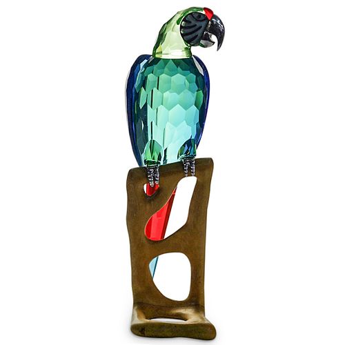 SWAROVSKI CRYSTAL "MACAW" FIGURINEDESCRIPTION: