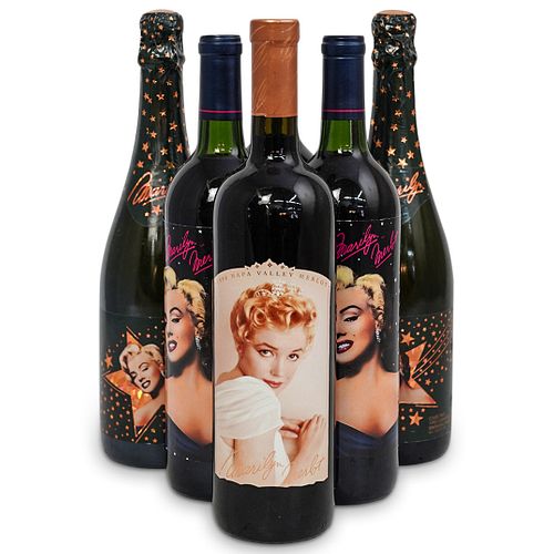  6 BOTTLES MARILYN MONROE WINE 38dbfd