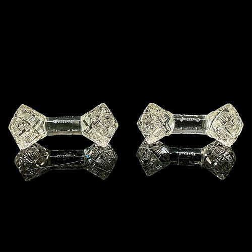 2PC CRYSTAL KNIFE RESTSPair of 38dcee