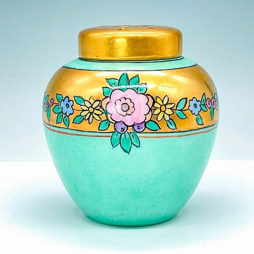 PORCELAIN HAND PAINTED GINGER JAR 38dd04