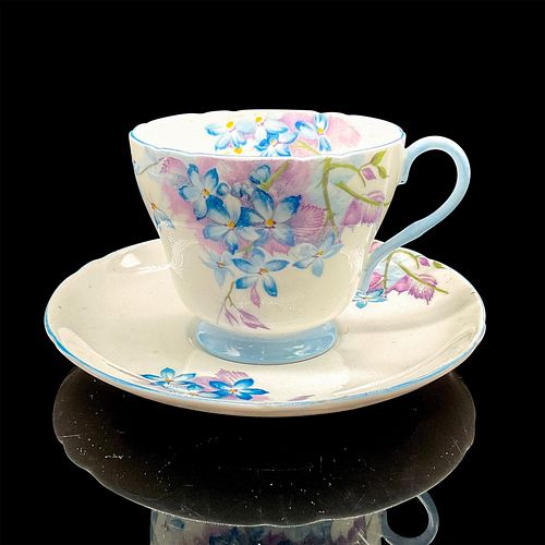 2PC SHELLEY ENGLAND CUP AND SAUCER  38dd99