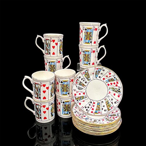 16PC ELIZABETHAN COFFEE/TEA MUGS AND