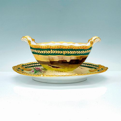 ELITE LIMOGES PORCELAIN GRAVY BOAT 38ddde