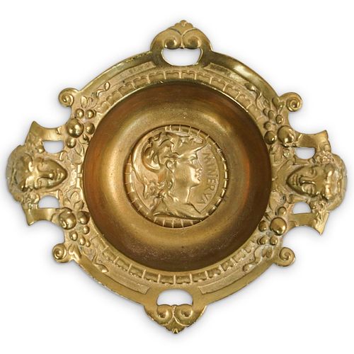 MYTHOLOGICAL ROMAN GODDESS MINERVA BRASS