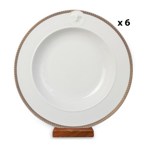 (6PC) VERSACE ROSENTHAL PORCELAIN