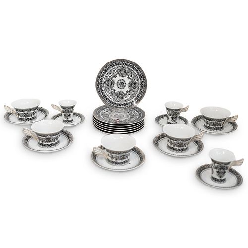 (15PC) VERSACE ROSENTHAL DISH SETDESCRIPTION: