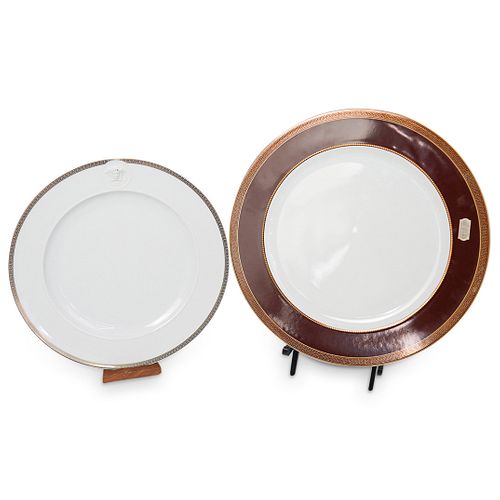  2PC VERSACE PORCELAIN CHARGER 38de66