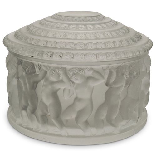 LALIQUE CRYSTAL ENFANT LIDDED 38de94