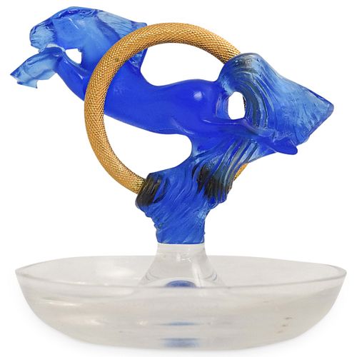 DAUM PATE DE VERRE CRYSTAL HORSE