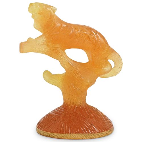 DAUM PATE DE VERRE CRYSTAL TIGERDESCRIPTION: