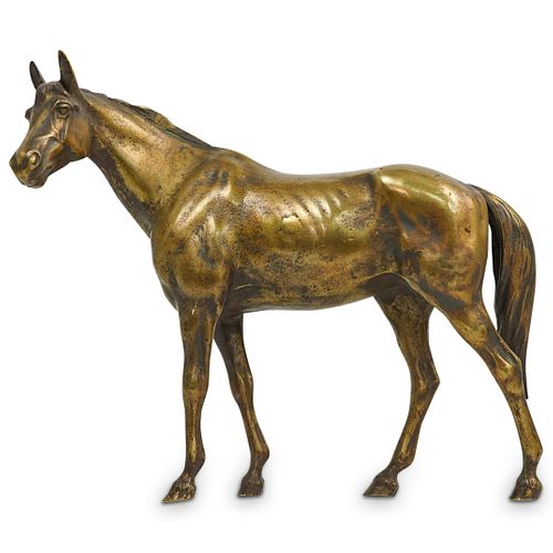 HORSE BRONZE SCULPTUREDESCRIPTION: