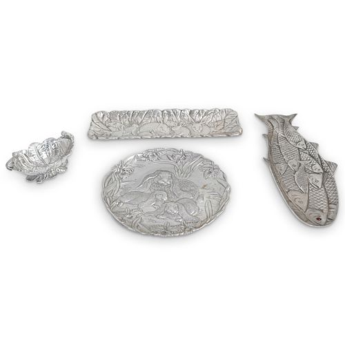 (4 PC) ARTHUR COURT ALUMINUM SERVING