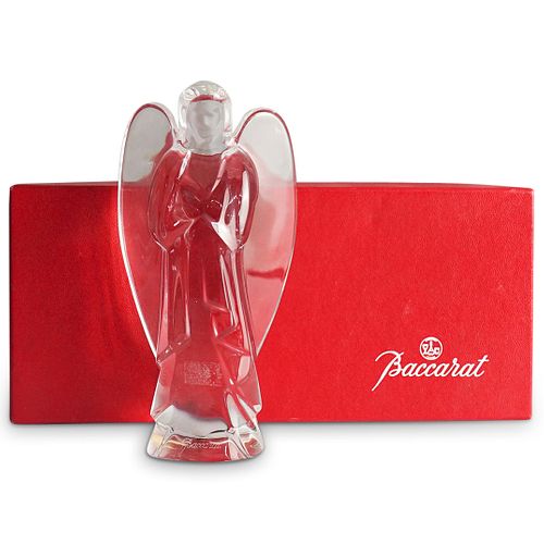 BACCARAT CRYSTAL ANGEL FIGURINEDESCRIPTION: